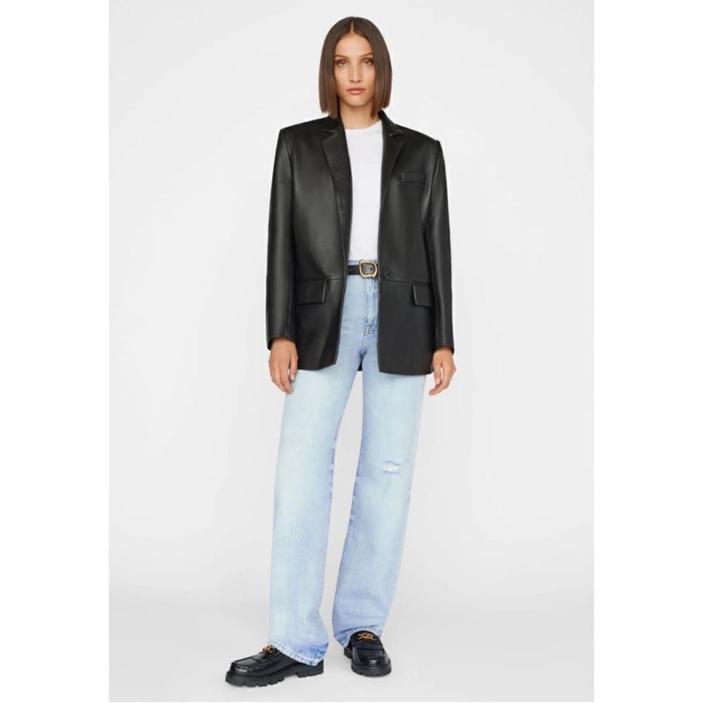 Frame Denim- Le High Straight Light Wash Winslow Jeans, Size 27 - Picture 4 of 16